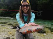 Seth and Sarah August Slovenia marble trout S